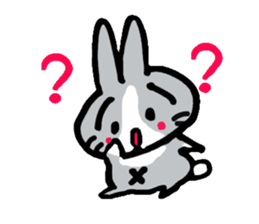 TWO RABBITS sticker #5026893