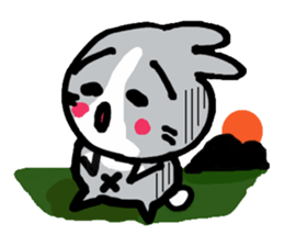 TWO RABBITS sticker #5026896