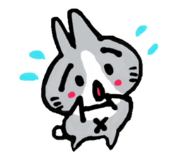 TWO RABBITS sticker #5026902