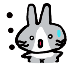 TWO RABBITS sticker #5026909