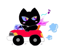 BLACK  CAT   MIU sticker #5026928