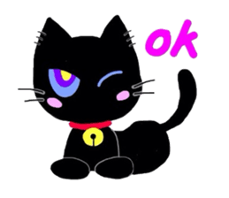 BLACK  CAT   MIU sticker #5026935