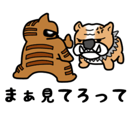 dandy and hardboiled cat sticker #5027514