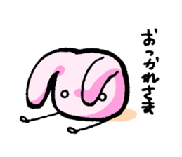 Rabbit to be disgruntled sticker #5028203