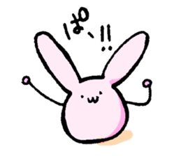 Rabbit to be disgruntled sticker #5028211