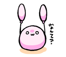 Rabbit to be disgruntled sticker #5028212