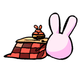 Rabbit to be disgruntled sticker #5028228