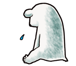 Ganbaresu of a Polar bear sticker #5028544