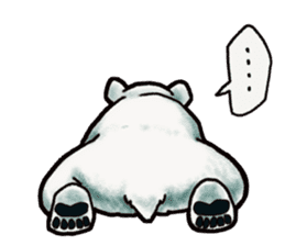 Ganbaresu of a Polar bear sticker #5028545