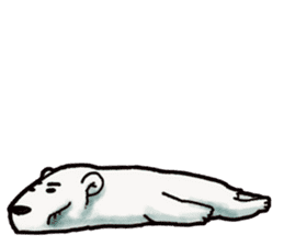 Ganbaresu of a Polar bear sticker #5028552