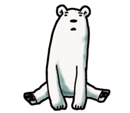 Ganbaresu of a Polar bear sticker #5028556