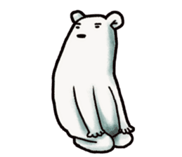 Ganbaresu of a Polar bear sticker #5028558