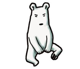 Ganbaresu of a Polar bear sticker #5028561
