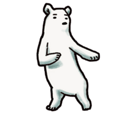 Ganbaresu of a Polar bear sticker #5028565