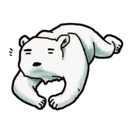 Ganbaresu of a Polar bear sticker #5028571