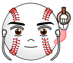 Baseball ball Club sticker #5029362