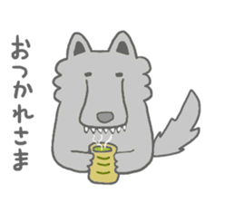 wolf's life sticker #5030193