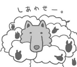 wolf's life sticker #5030203