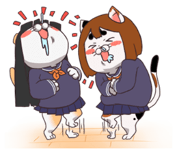 Private girls Matatabi High School!! sticker #5030430