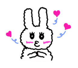 Pippi of the rabbit sticker #5030534