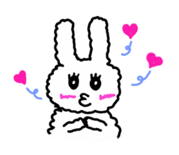 Pippi of the rabbit sticker #5030534