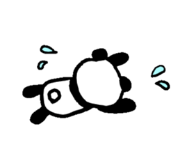 If he turns around,he is the panda. sticker #5030716