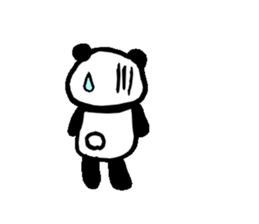 If he turns around,he is the panda. sticker #5030719