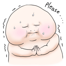 Plump plump ! Moonchi-kun 3 sticker #5030818
