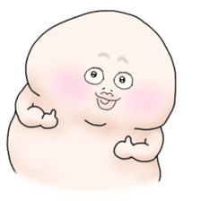 Plump plump ! Moonchi-kun 3 sticker #5030819