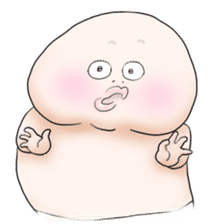 Plump plump ! Moonchi-kun 3 sticker #5030824