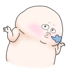 Plump plump ! Moonchi-kun 3 sticker #5030826