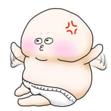 Plump plump ! Moonchi-kun 3 sticker #5030829