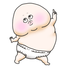Plump plump ! Moonchi-kun 3 sticker #5030830