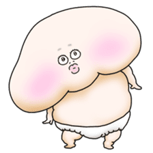 Plump plump ! Moonchi-kun 3 sticker #5030831