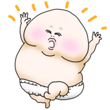 Plump plump ! Moonchi-kun 3 sticker #5030834