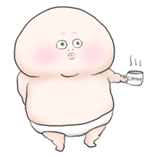 Plump plump ! Moonchi-kun 3 sticker #5030842