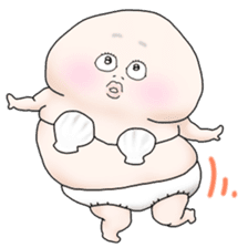 Plump plump ! Moonchi-kun 3 sticker #5030843