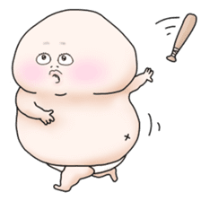 Plump plump ! Moonchi-kun 3 sticker #5030845
