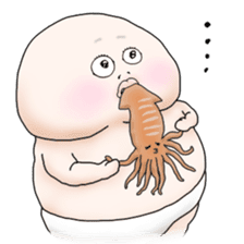 Plump plump ! Moonchi-kun 3 sticker #5030847