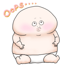 Plump plump ! Moonchi-kun 3 sticker #5030849