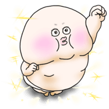 Plump plump ! Moonchi-kun 3 sticker #5030850