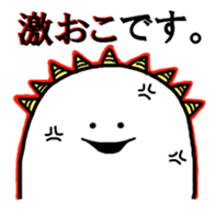 The white and round friends. sticker #5032313