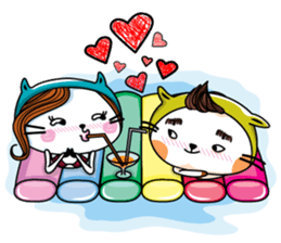 Jeo & Cathi Sweety Stickers sticker #5033859