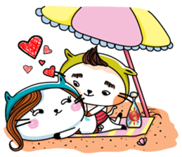 Jeo & Cathi Sweety Stickers sticker #5033863