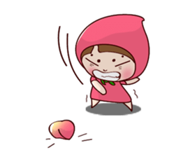 Small peaches sticker #5034859