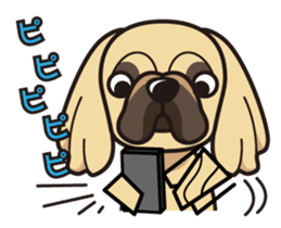 iinu - Pekingese sticker #5035034