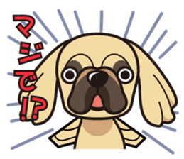 iinu - Pekingese sticker #5035036