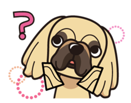 iinu - Pekingese sticker #5035037