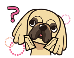 iinu - Pekingese sticker #5035037
