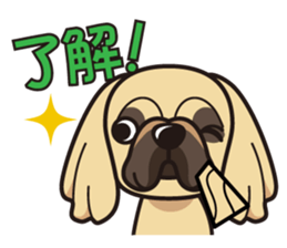 iinu - Pekingese sticker #5035041